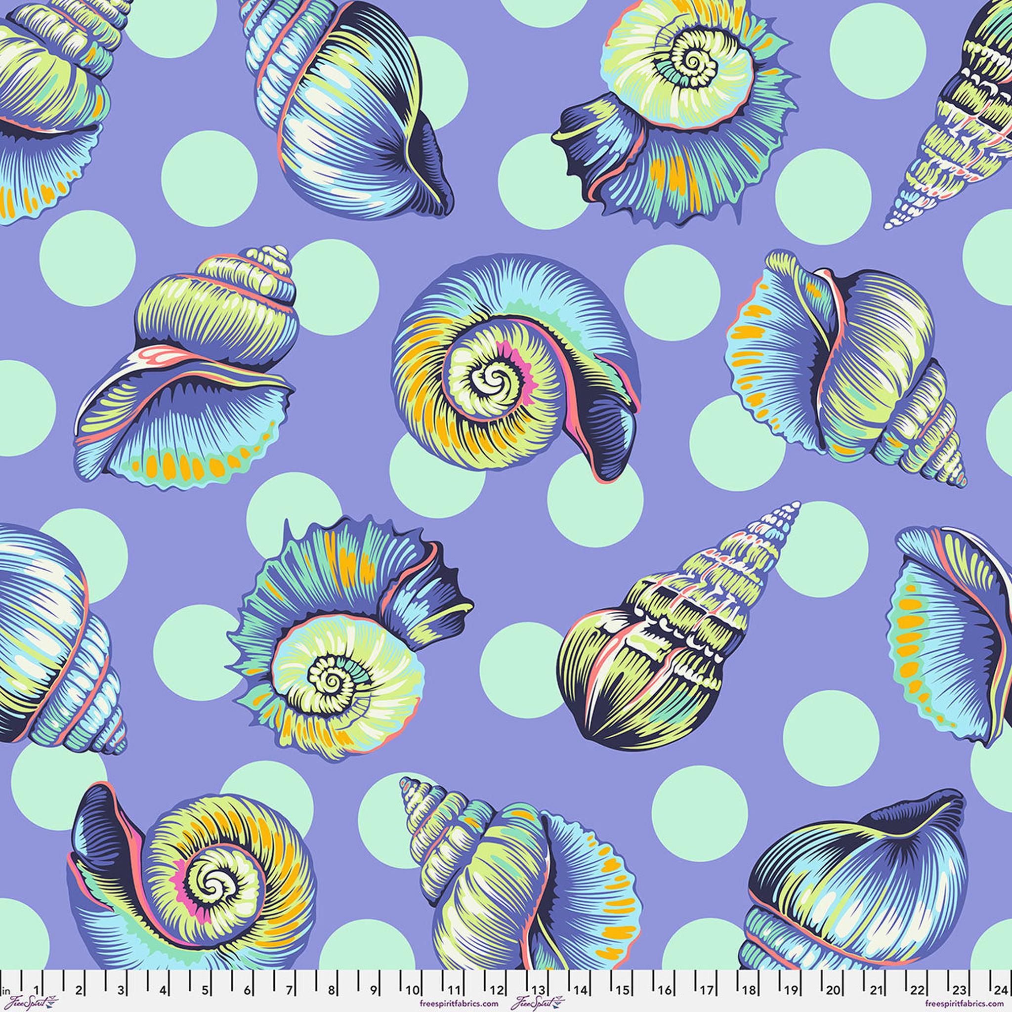 Floral Reef by Tula Pink - Big Shelly Wideback - Marine