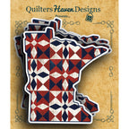 Minnesota Quilt Sticker by Quilter's Haven