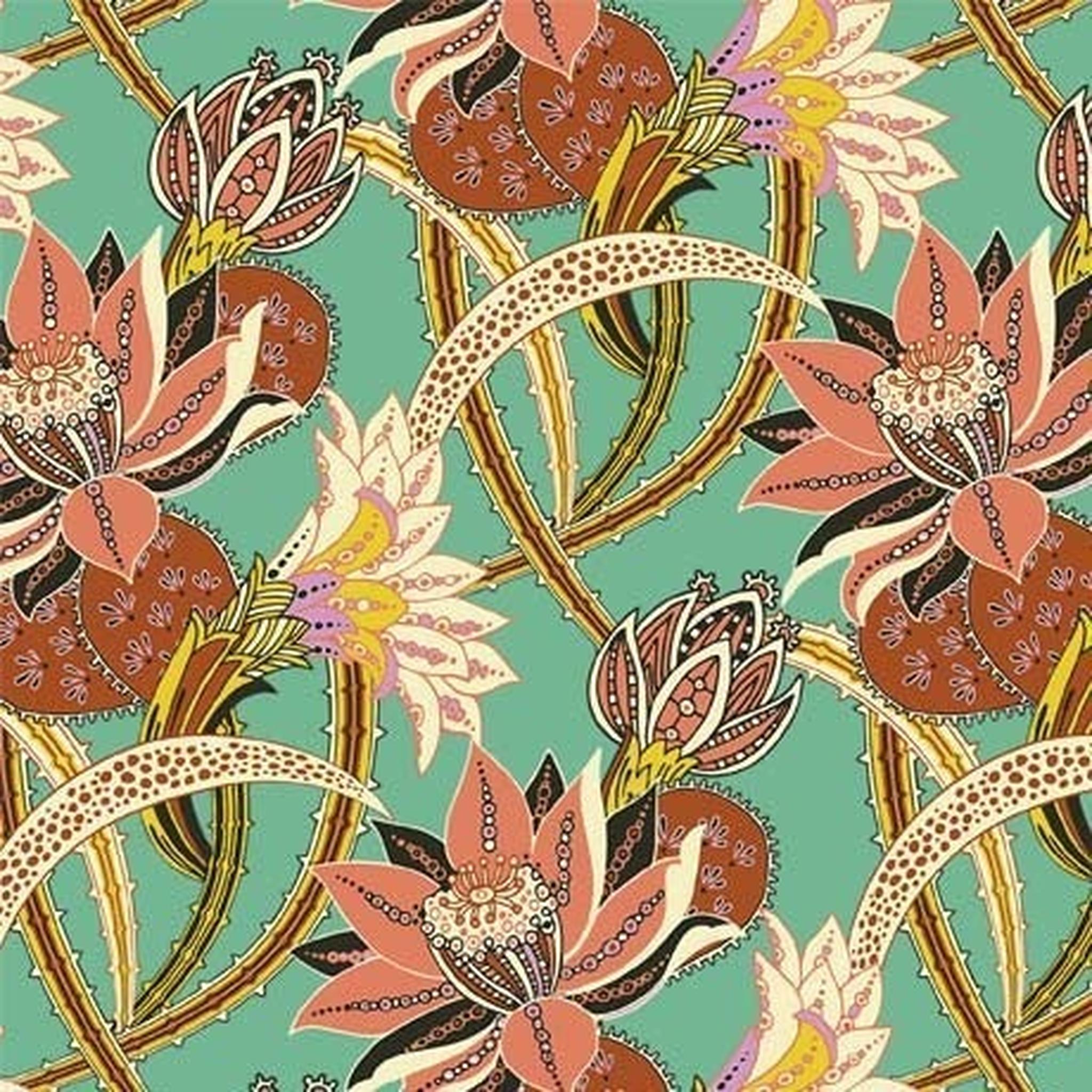 QT Cactus Garden - Cactus Floral - Jade