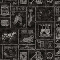 QT Country Farm Patch- Grey