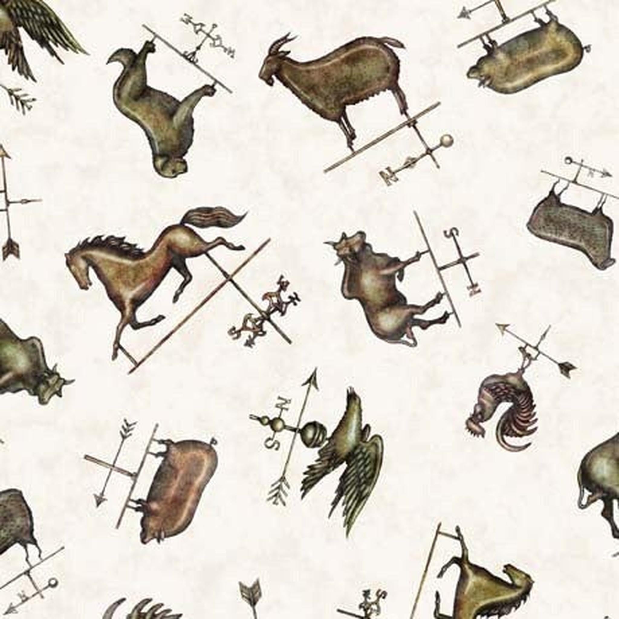 QT Country Farm Weathervanes - Cream