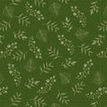 QT Les Femmes Fashionista - Leaf Toss - Dark Green