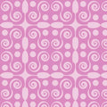 QT My Watercolor Garden - Geo Scroll - Pink