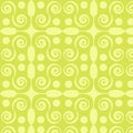 QT My Watercolor Garden - Geo Scroll - Spring Green