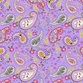 QT My Watercolor Garden - Paisley - Lilac