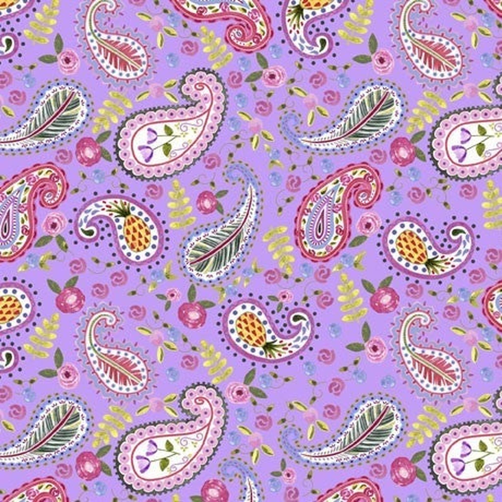 QT My Watercolor Garden - Paisley - Lilac