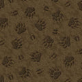 QT The Wonder of Nature - Animal Paw Prints - Brown