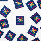 Quilt Label - Sarah Hearts | Handmade Quilt Star, Large
