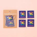 Quilt Label - Sarah Hearts | Handmade Quilt Star, Large