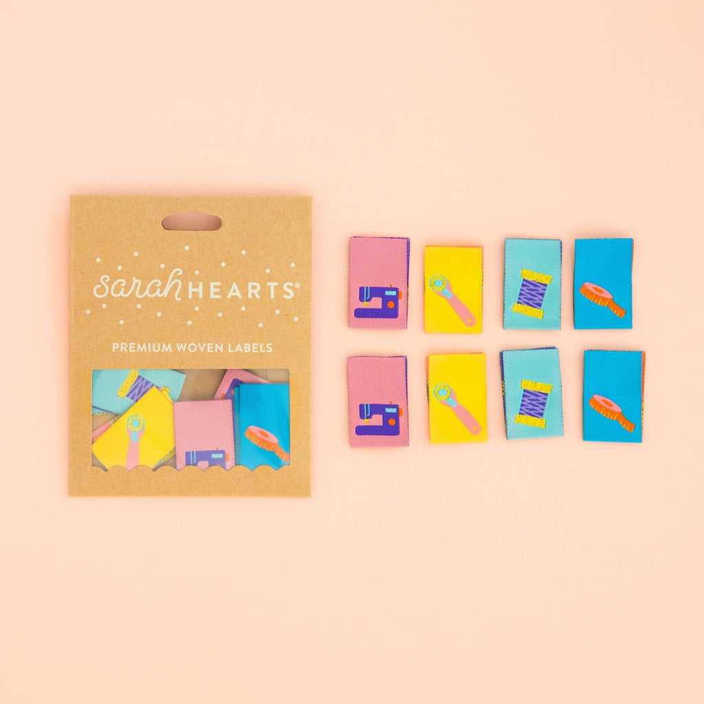 Quilt Label - Sarah Hearts | Sewing Notions
