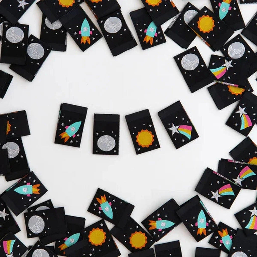 Quilt Label - Sarah Hearts | Space Multipack