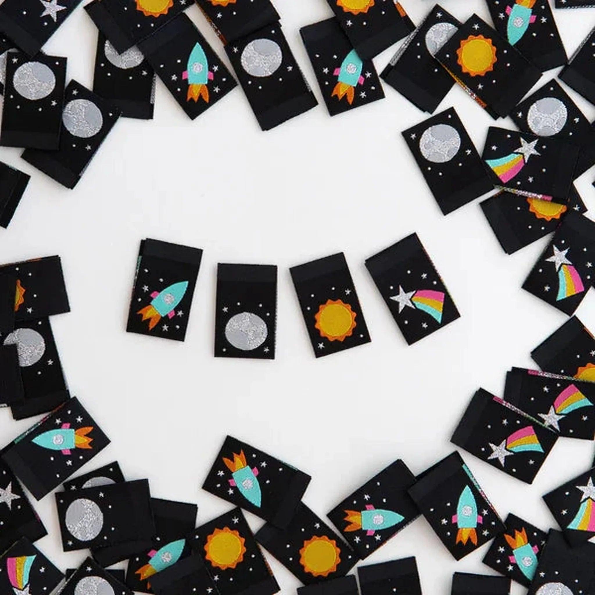 Quilt Label - Sarah Hearts | Space Multipack