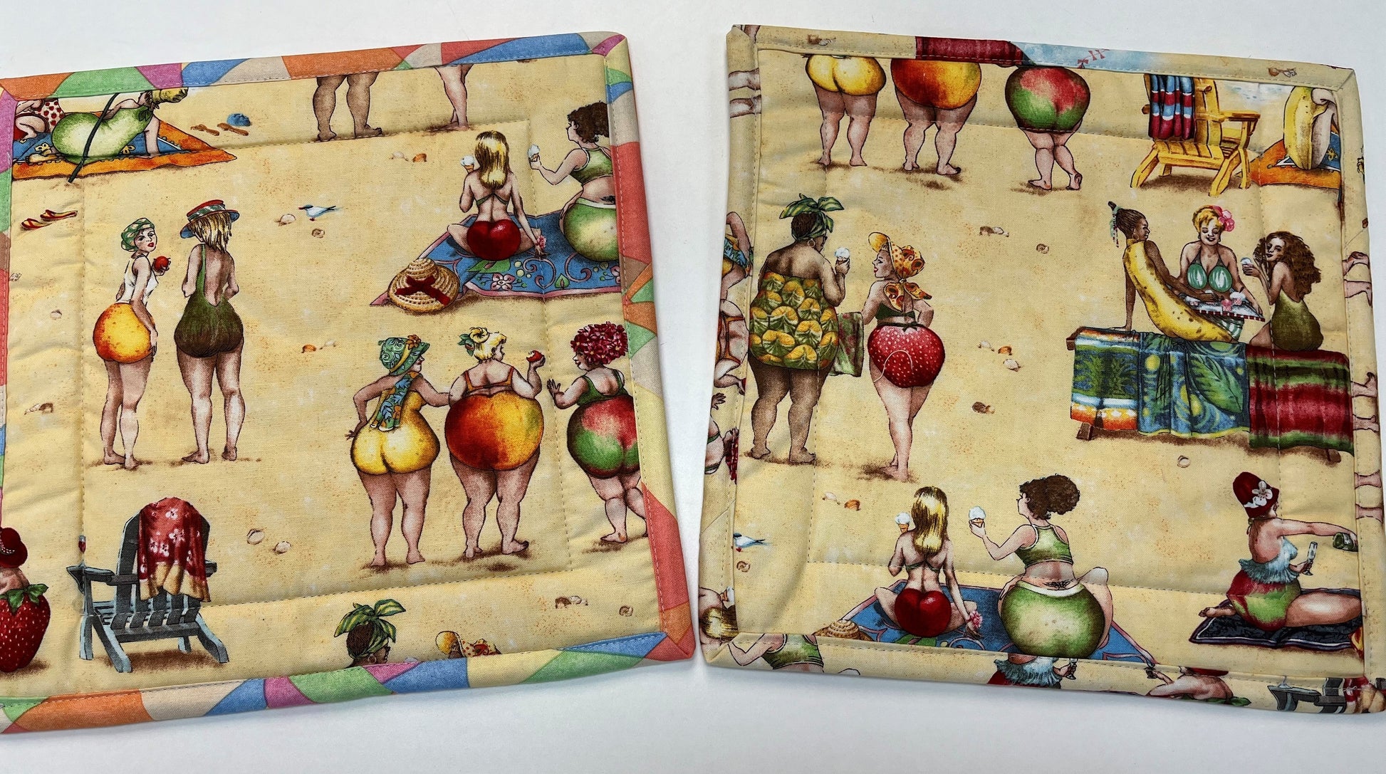Kit: Potholders - Fruit Ladies (makes 2)