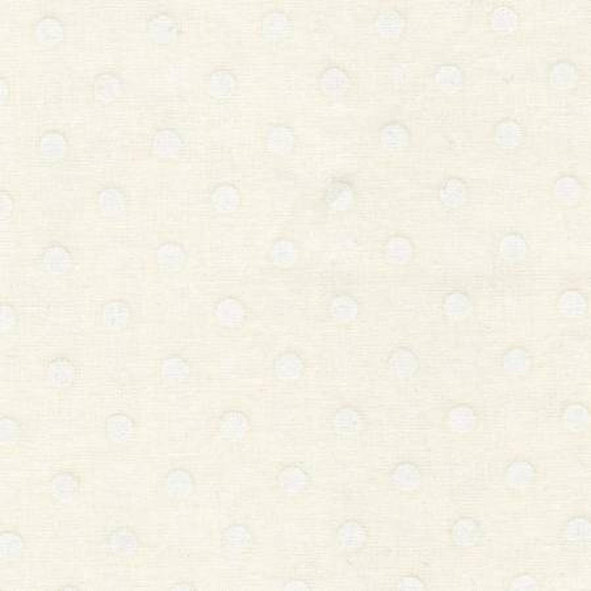 P&B Textitles Ramblings - White on White Dots