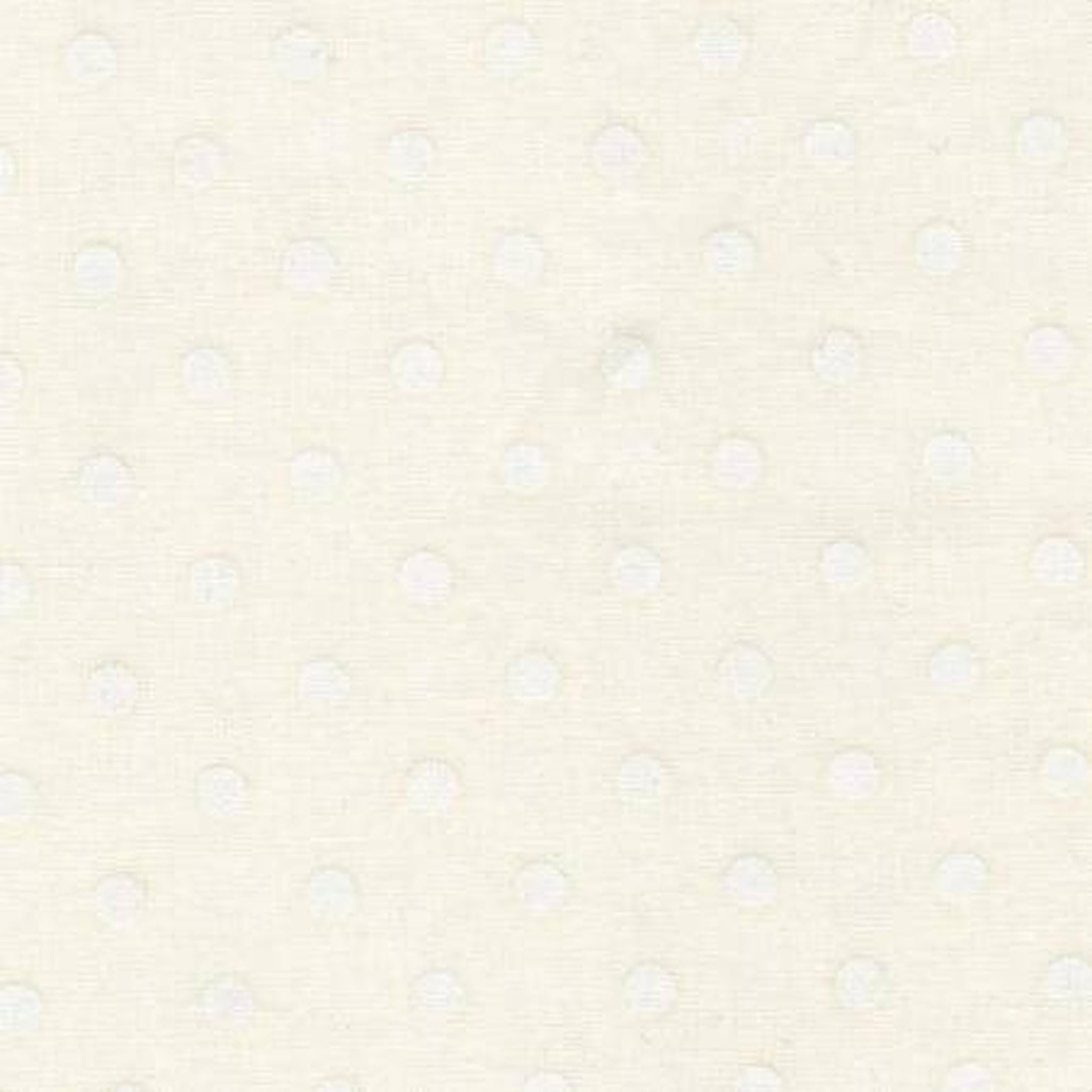P&B Textitles Ramblings - White on White Dots
