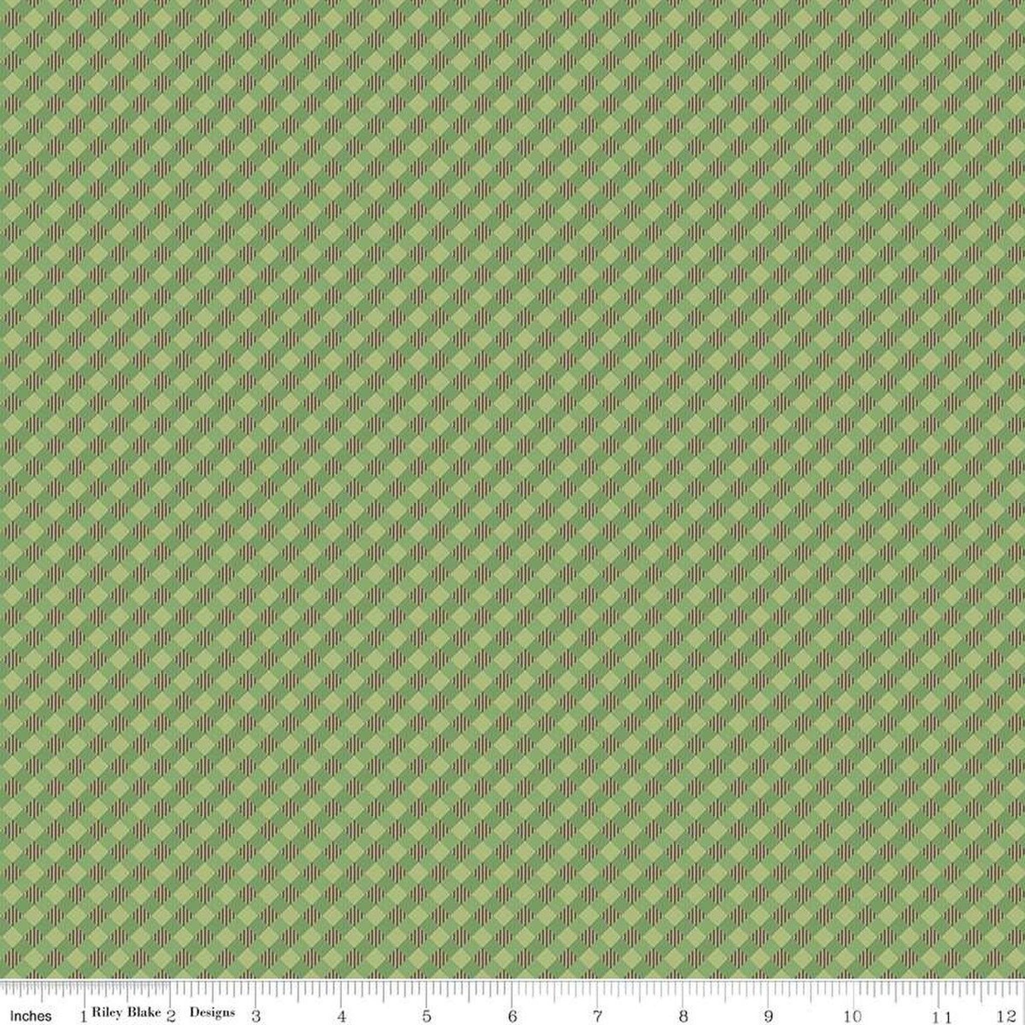 RB Autumn - Gingham - Basil