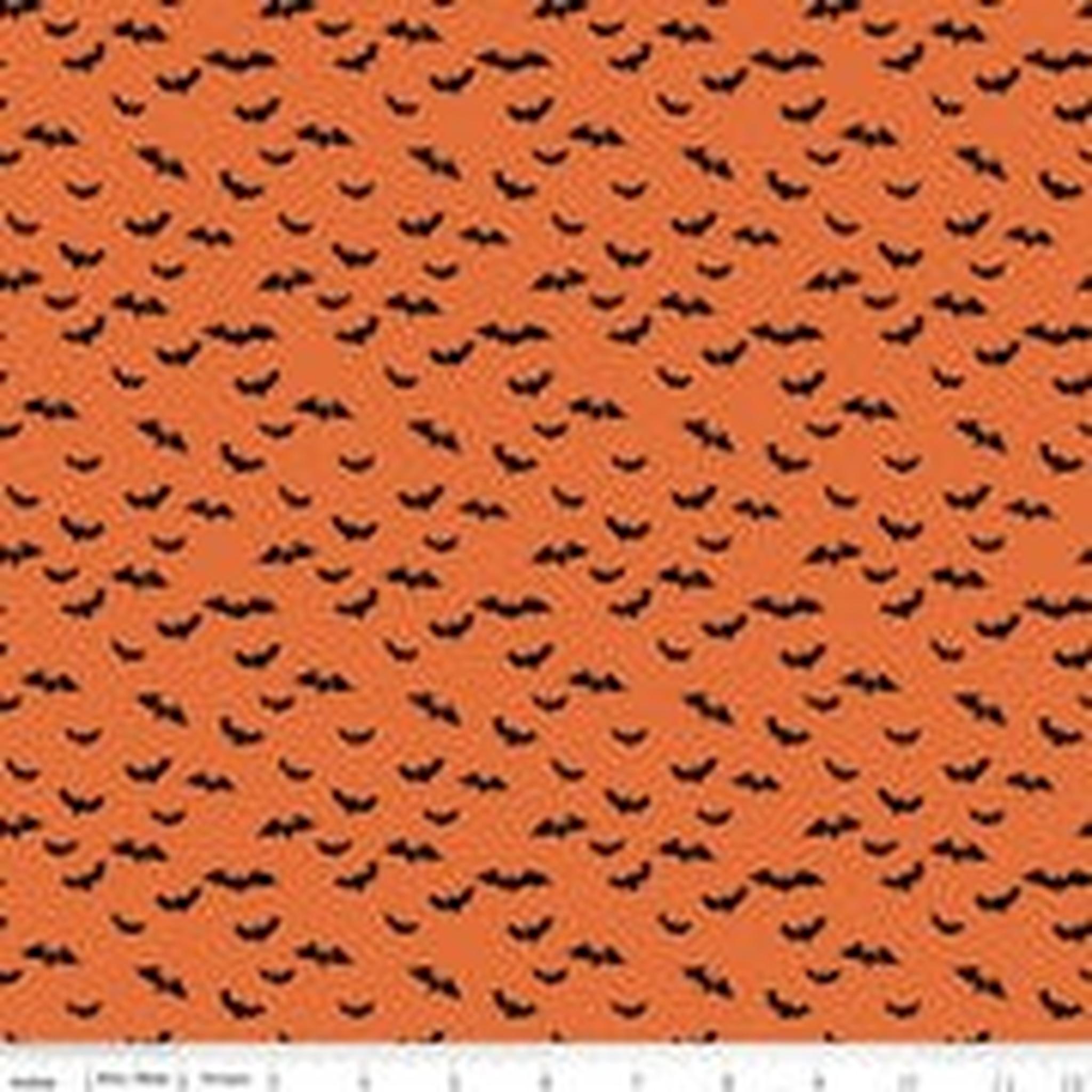 RB Sophisticated Halloween Bats - Orange