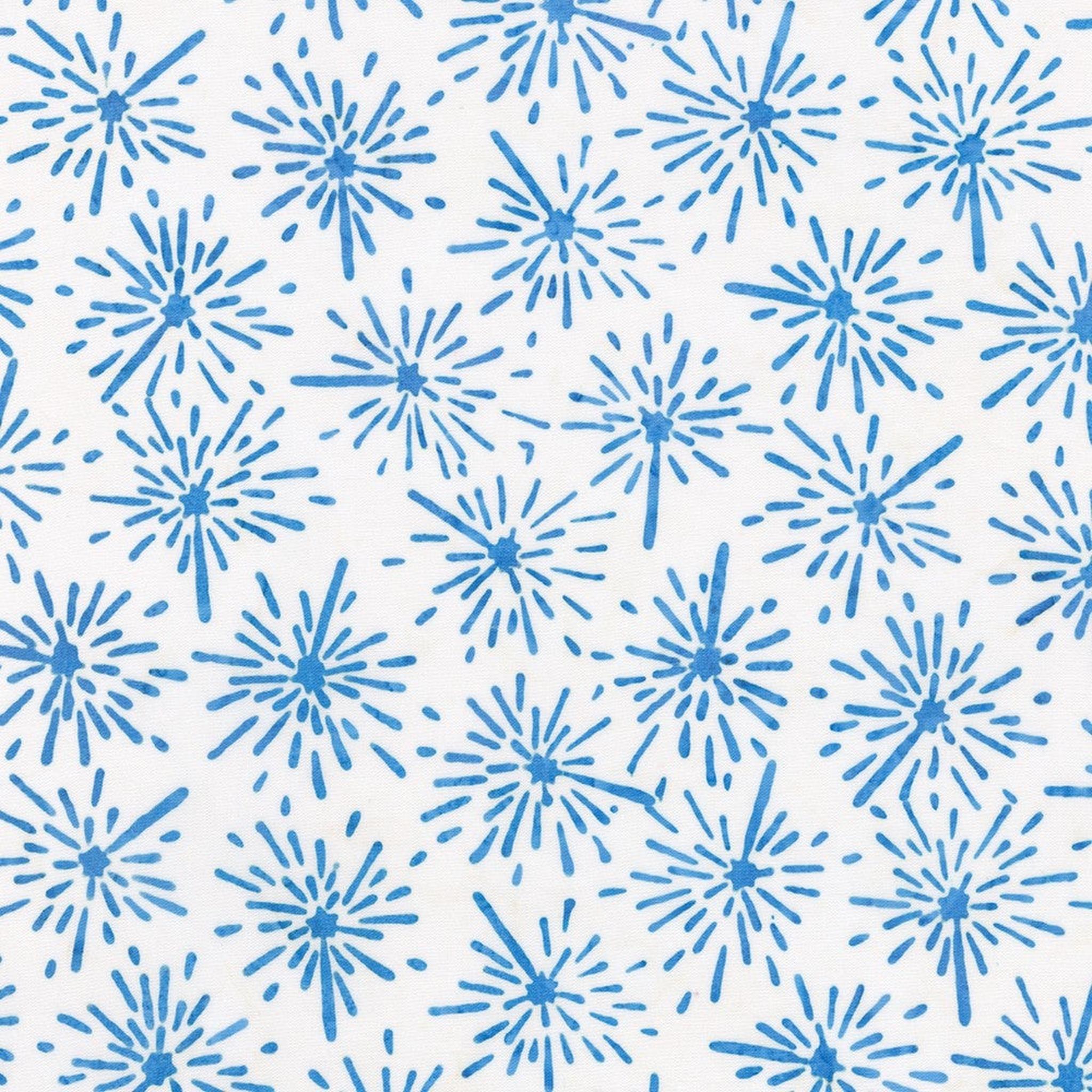 RK Artisan Batiks: Liberty 2 - Fireworks: White