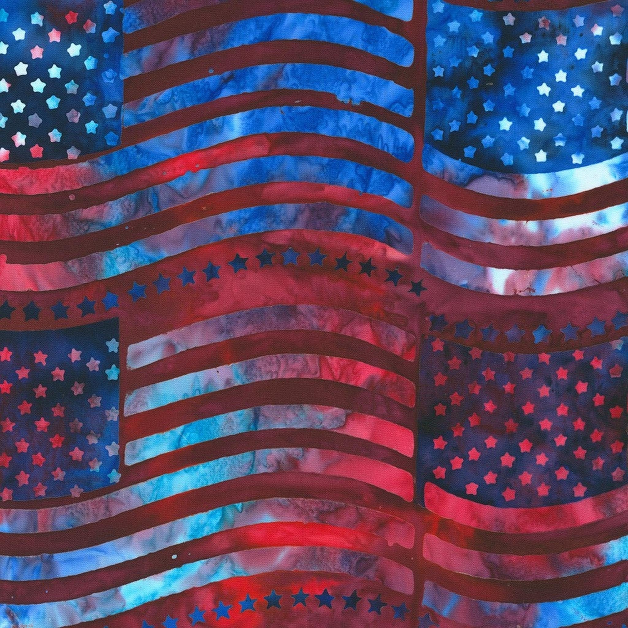 RK Artisan Batiks: Liberty 2 - Flags: Country