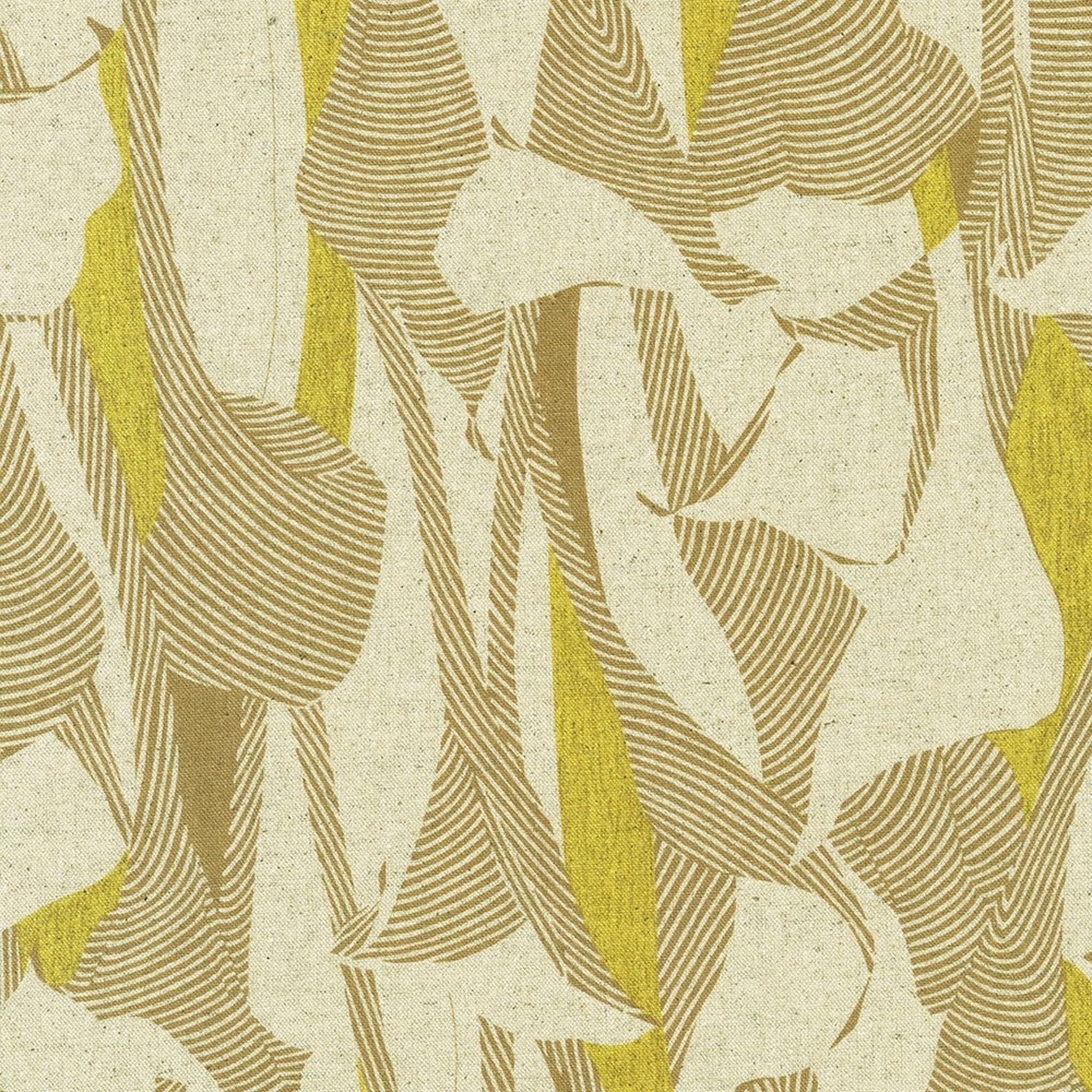 RK Cotton Flax Prints - Lines & Stripes: Ecru