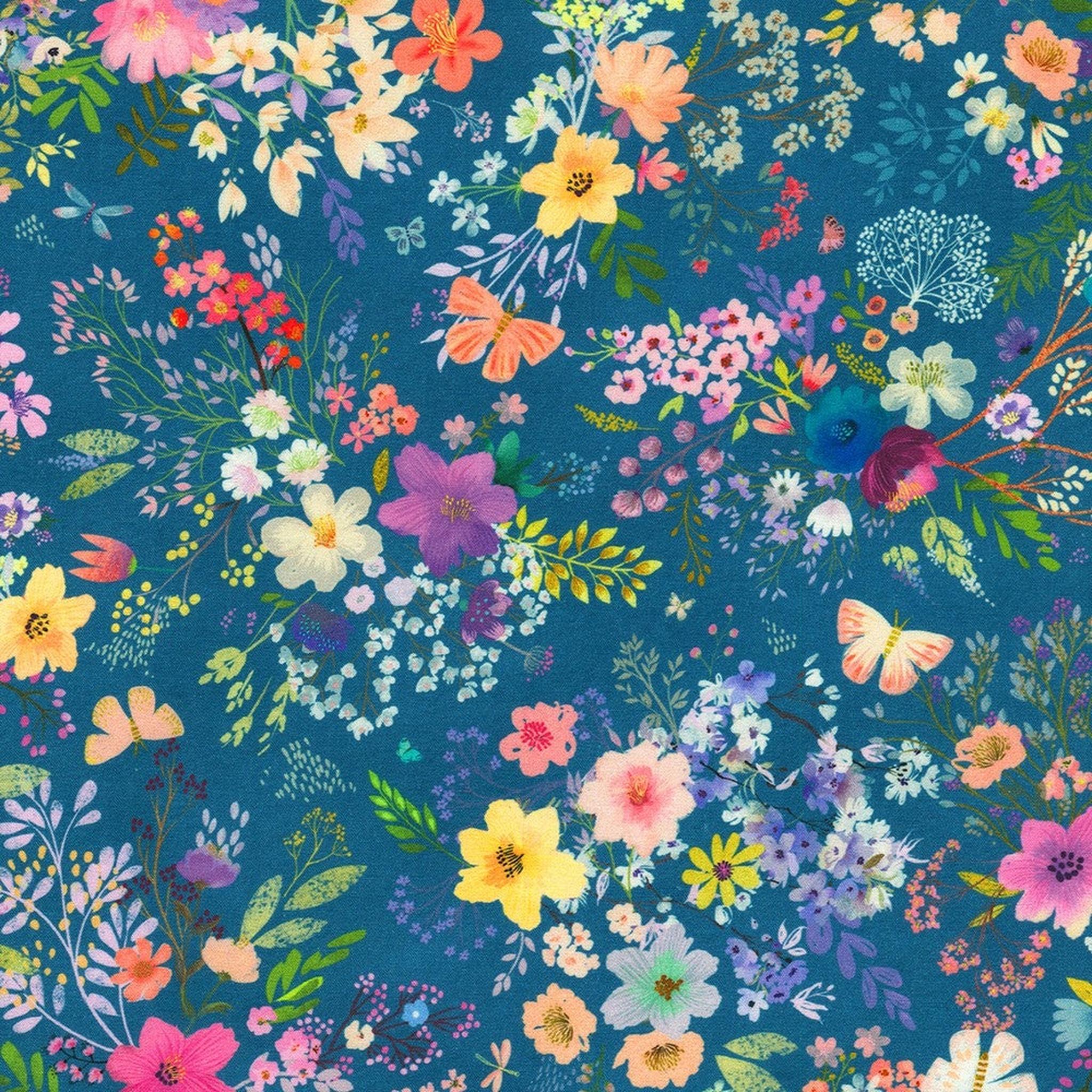 RK Unicorn Meadow Flowers - Blue