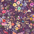 RK Unicorn Meadow Flowers - Plum