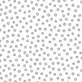 P&B Textitles Ramblings - Salt and Pepper 2 - Tossed Open Dots