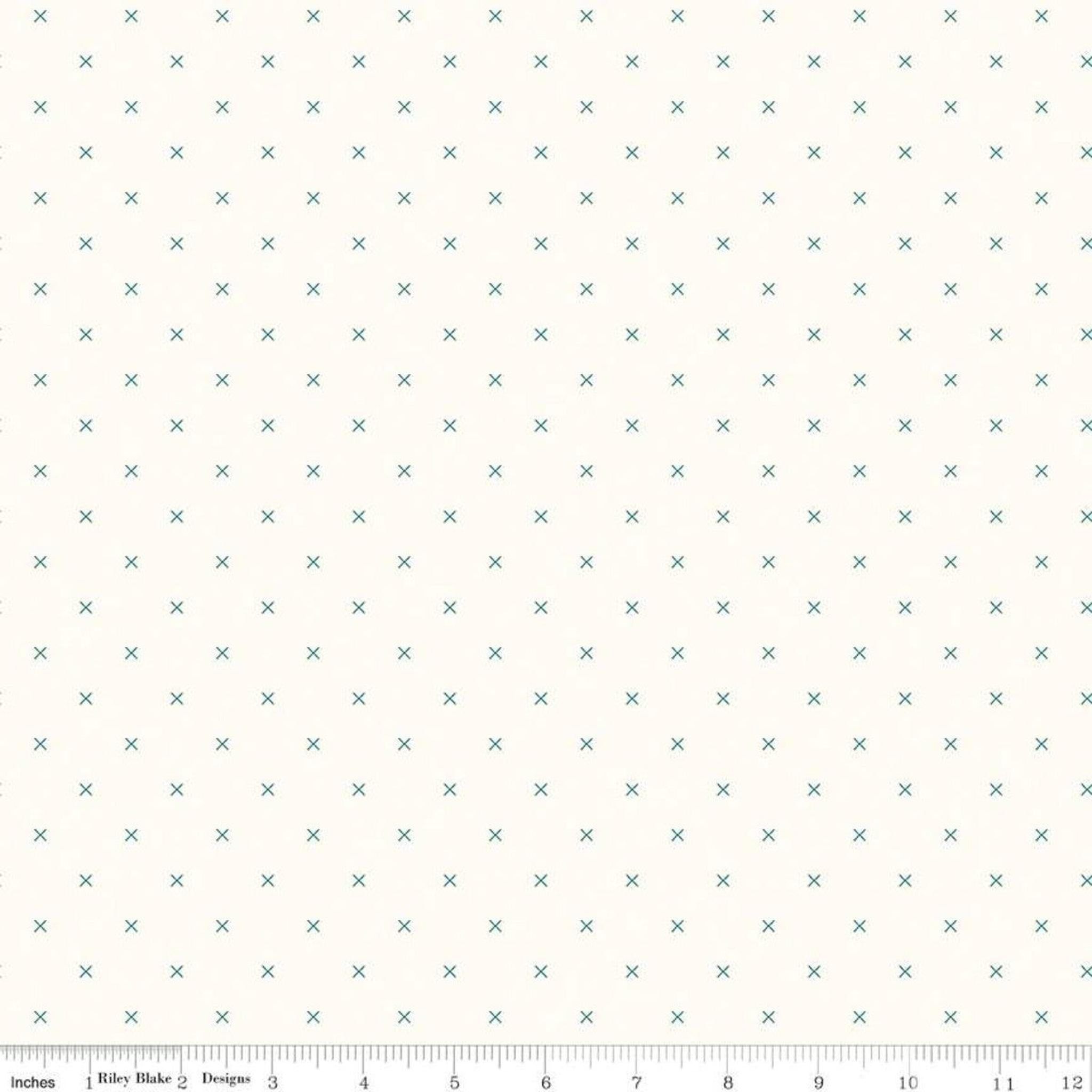 Riley Blake Bee Cross Stitch Jade