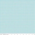 Riley Blake Small Gingham Check -Aqua