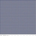 Riley Blake Small Gingham Check - Navy