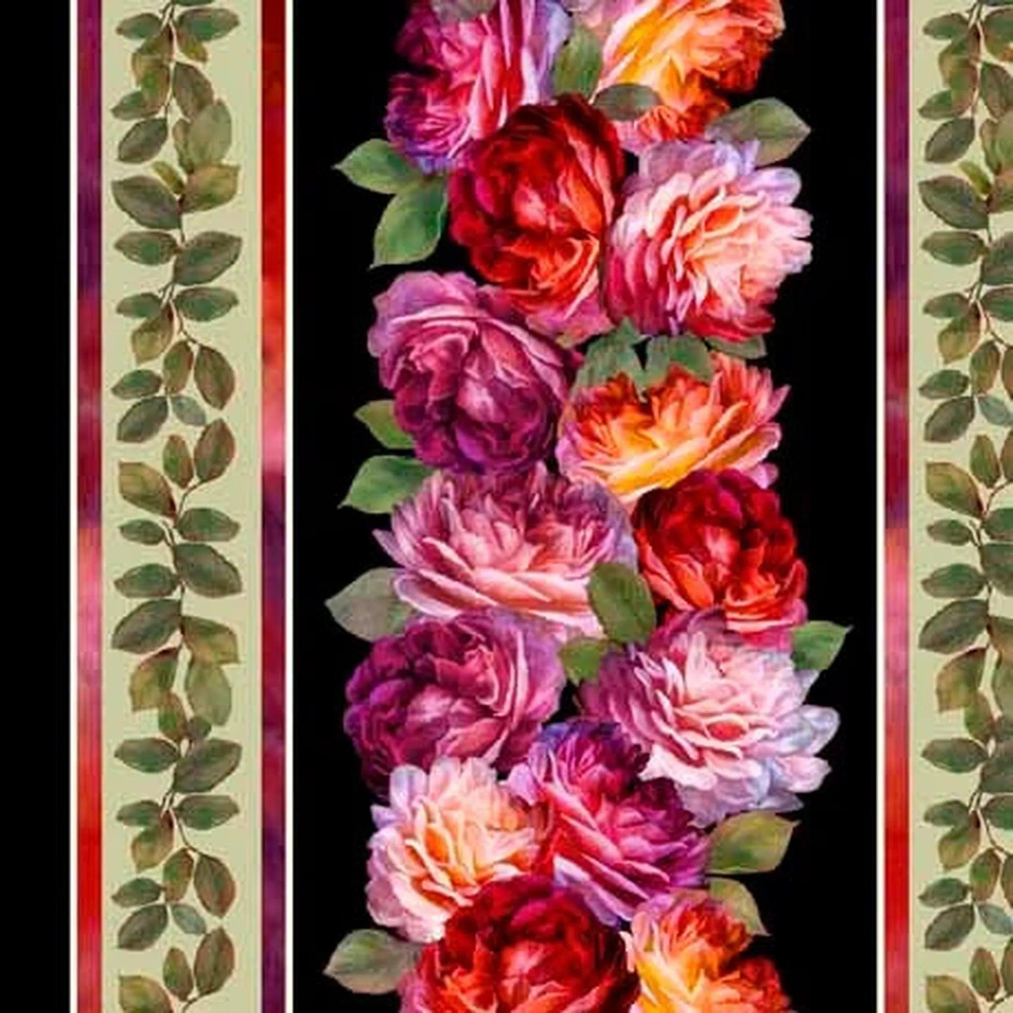Rose Grace by Carol Cavalris - Decorative Stripe