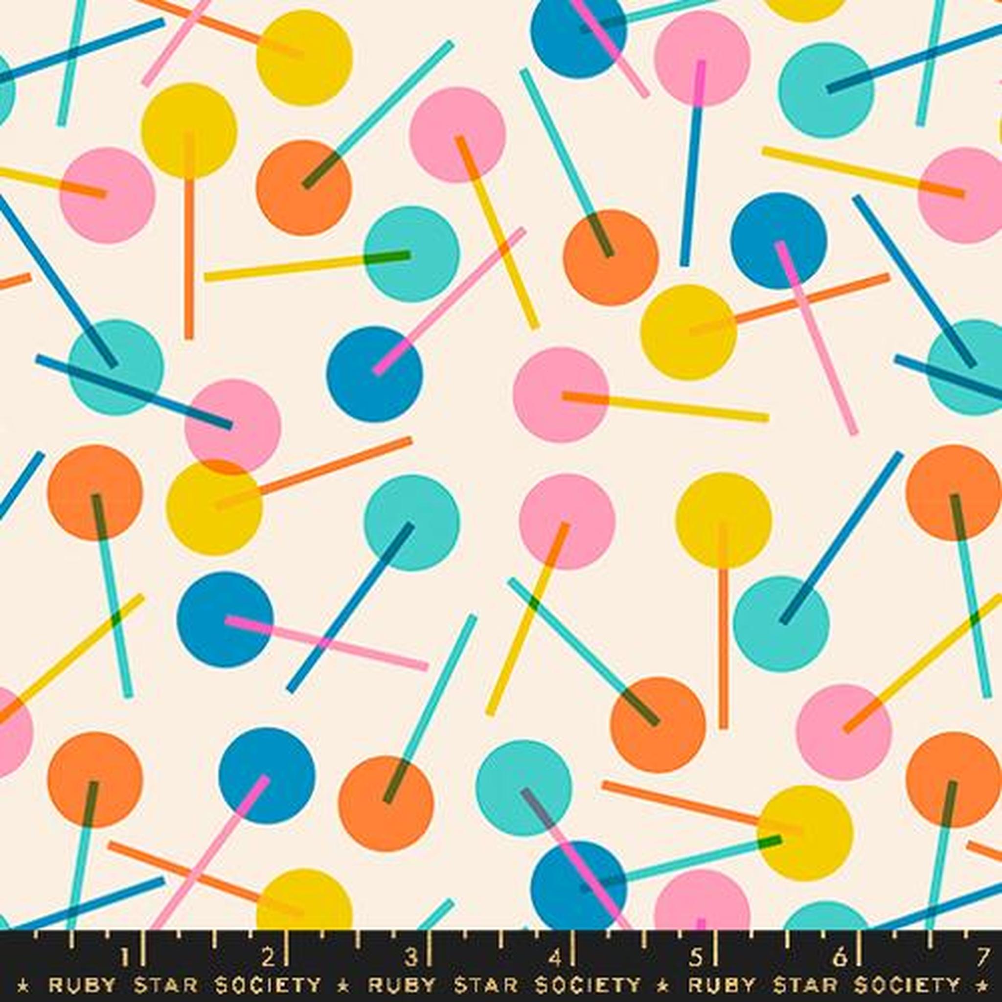 Ruby Star Eye Candy Lollies - Natural