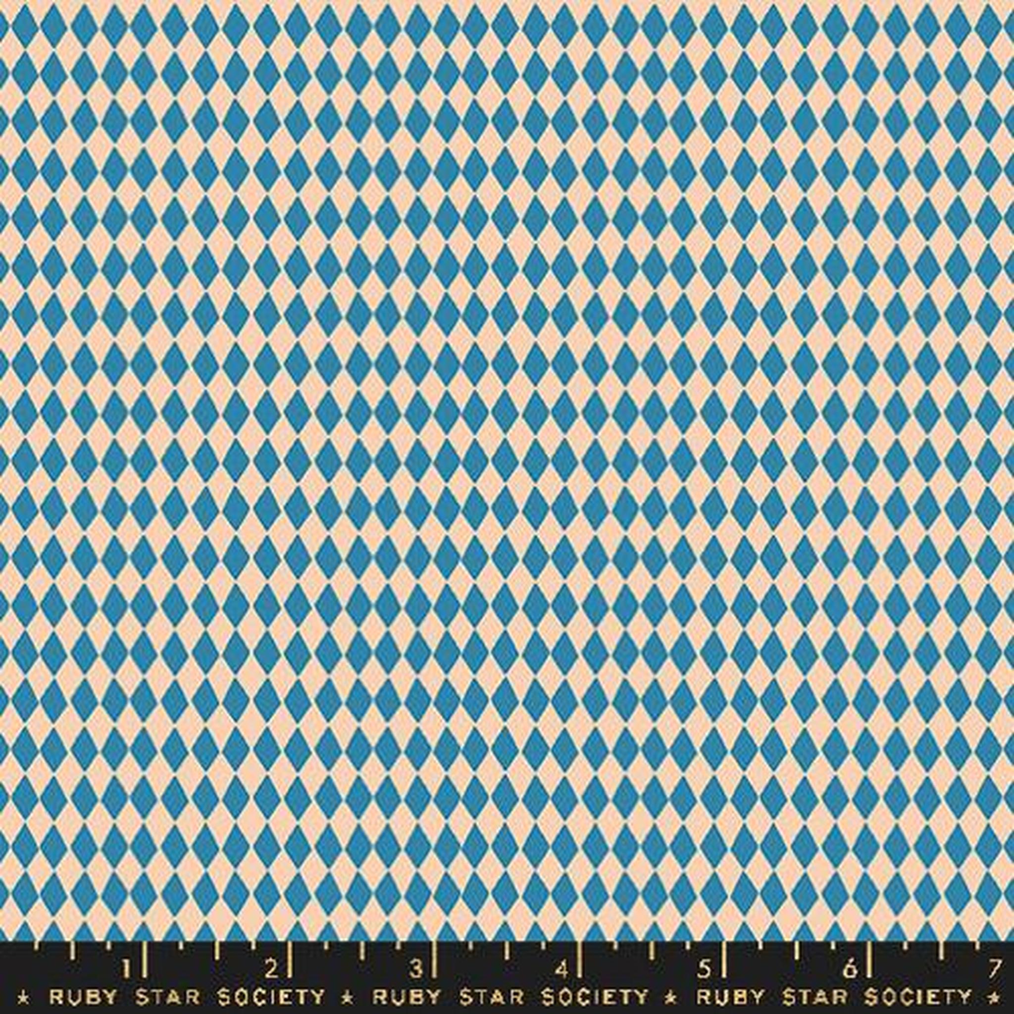 Ruby Star Geometry Diamonds Blender - Chambray