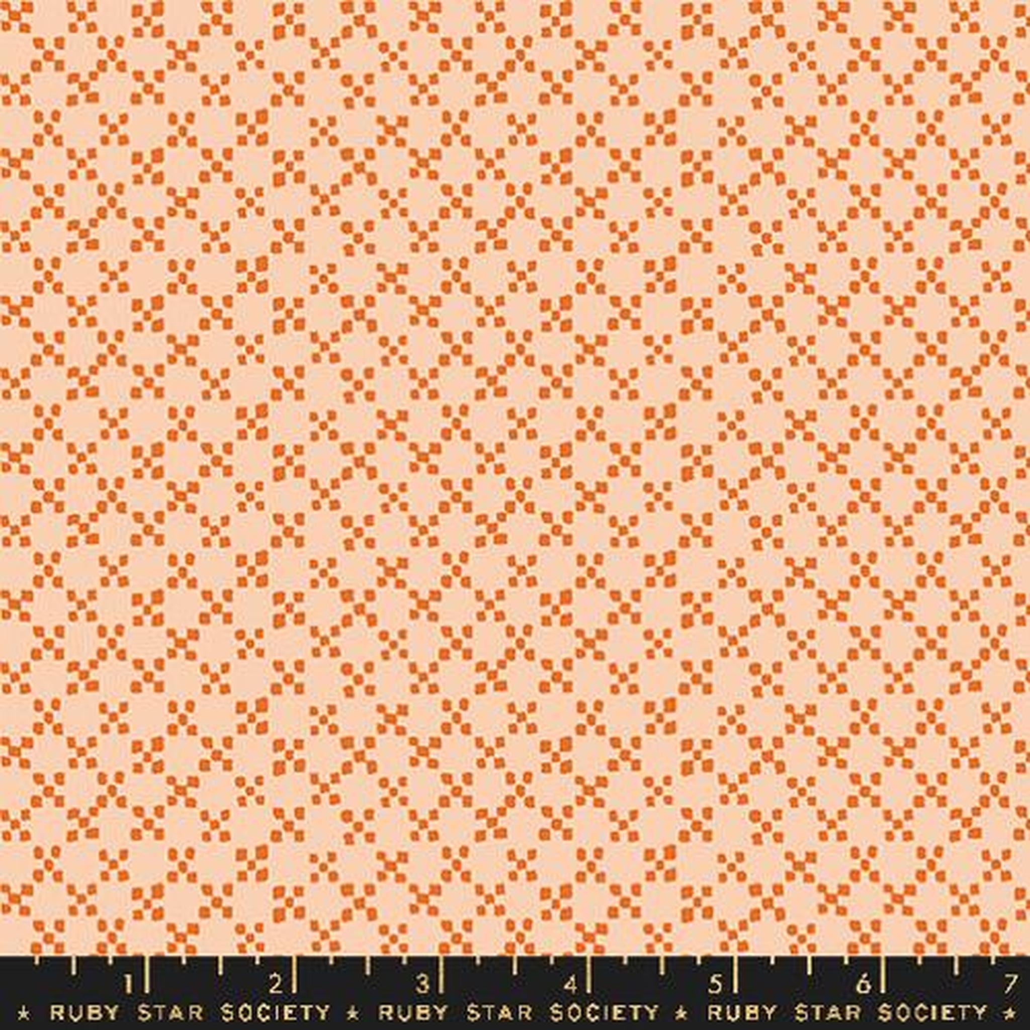Ruby Star Geometry Tiles Ditsy Mini - Creamsicle