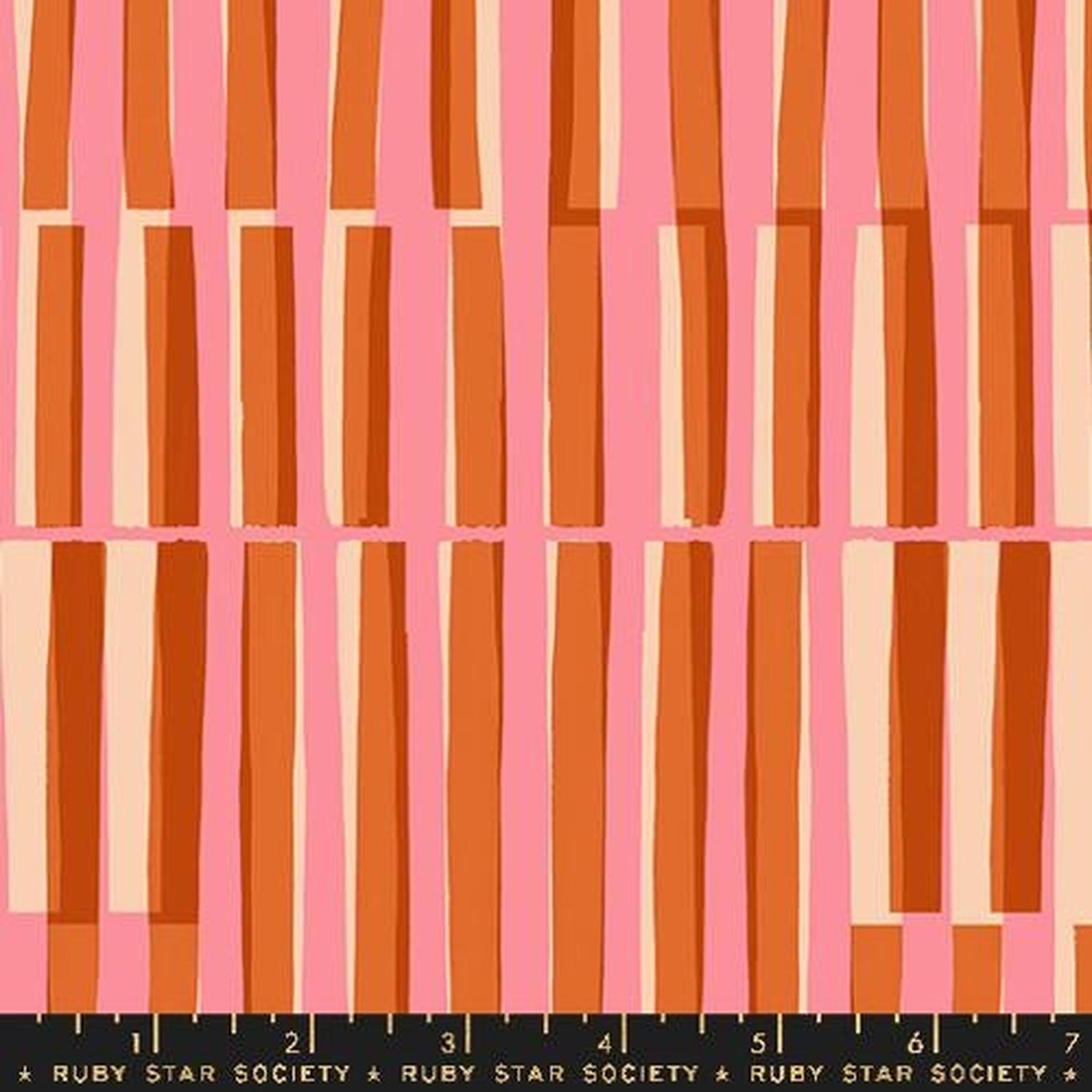Ruby Star Geometry Vintage Stripes - Sorbet