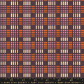 Ruby Star Geometry Waffle Checks - Eggplant