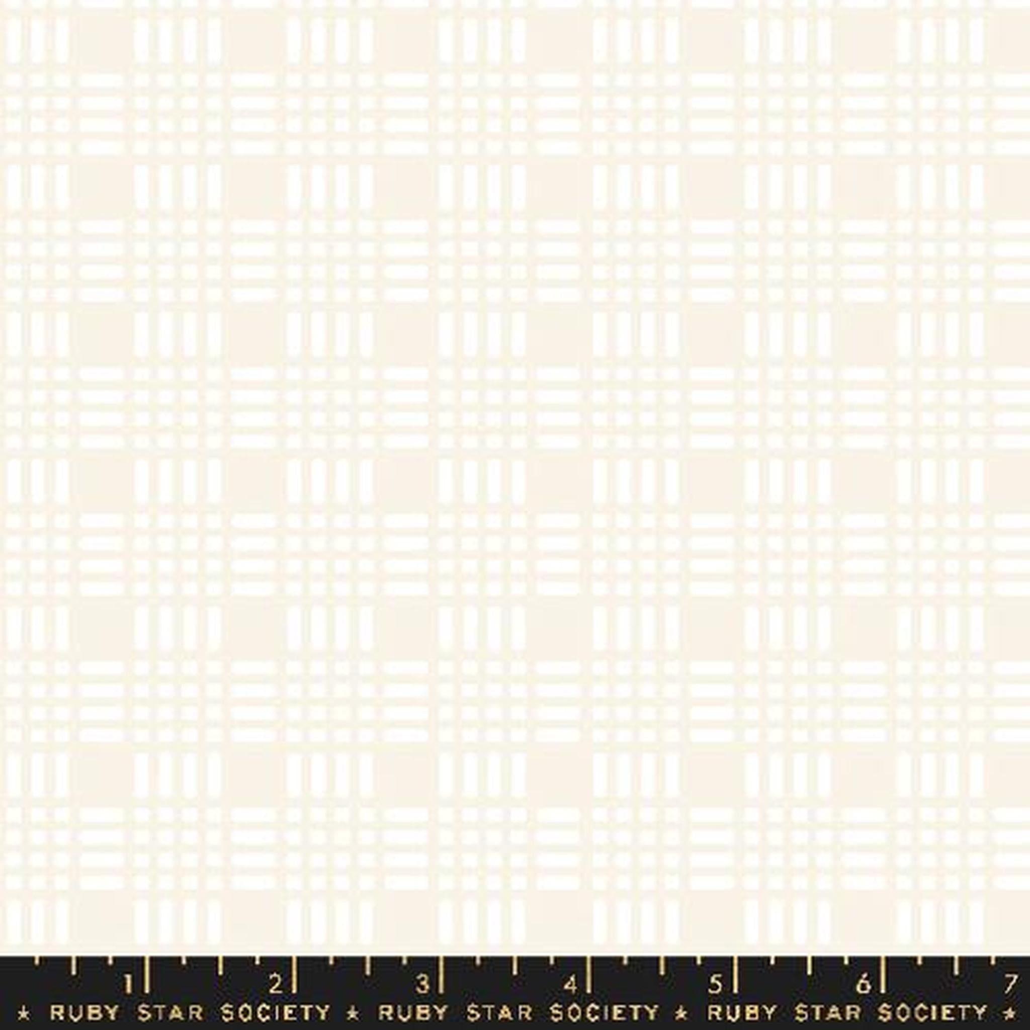 Ruby Star Geometry Waffle Checks - Natural