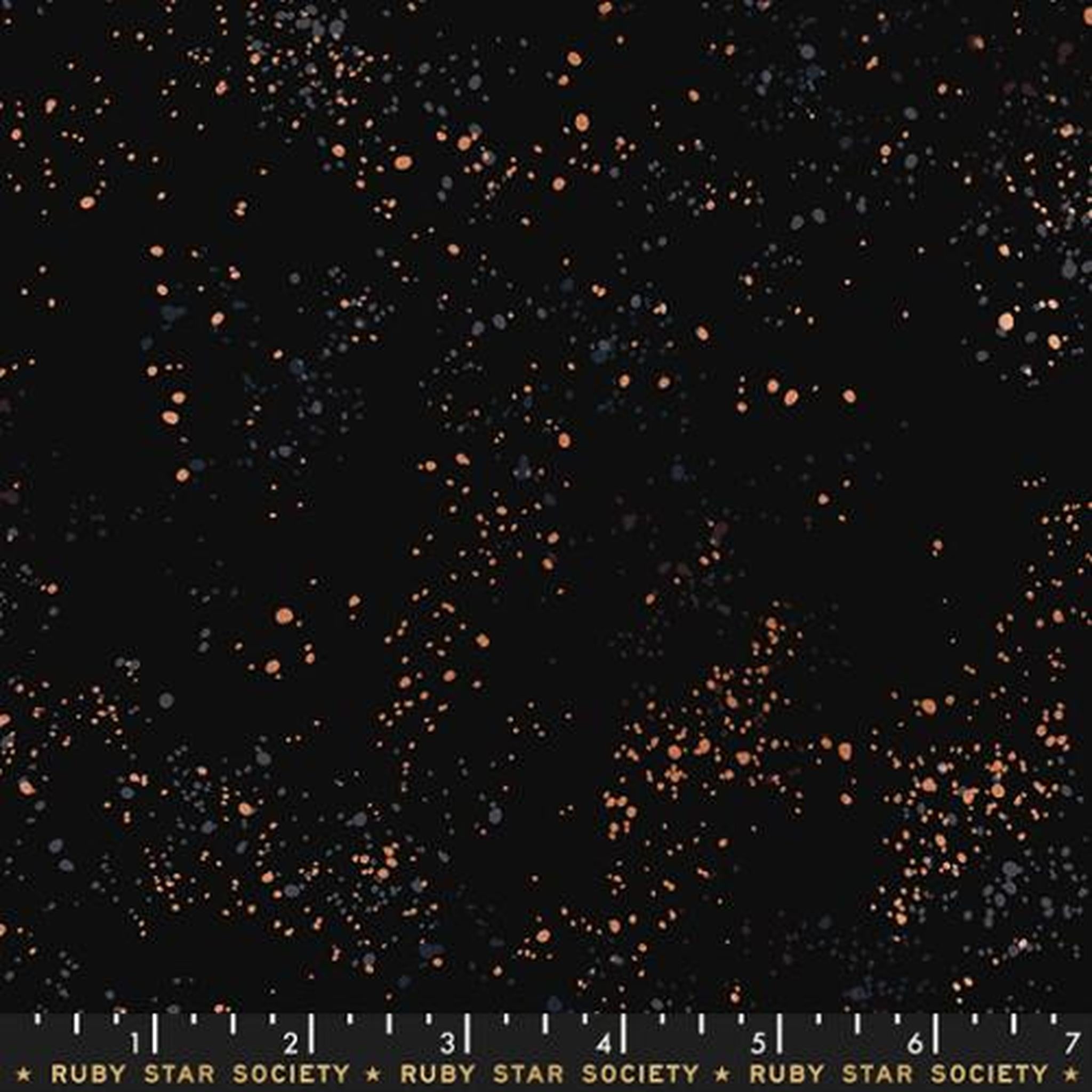 Ruby Star Speckled Metallic Black