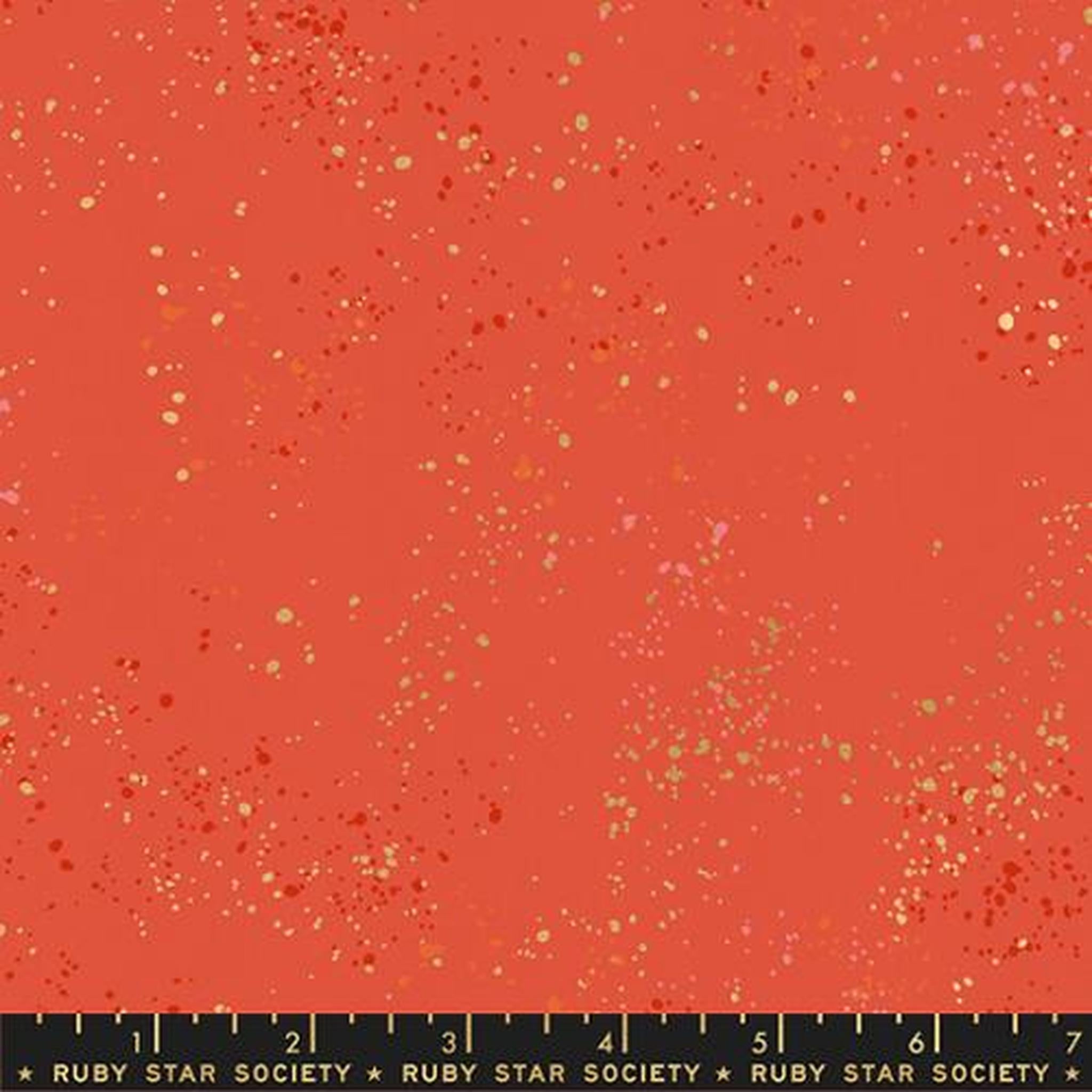 Ruby Star Speckled Metallic Festive