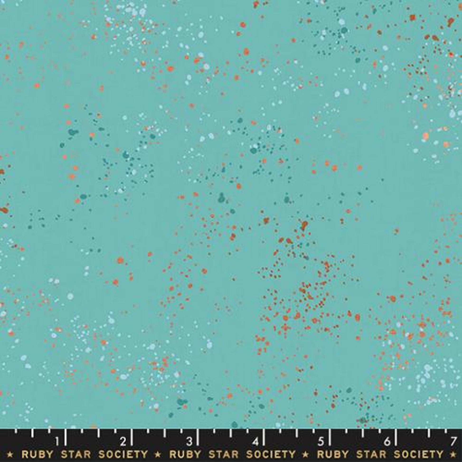 Ruby Star Speckled Metallic Turquoise