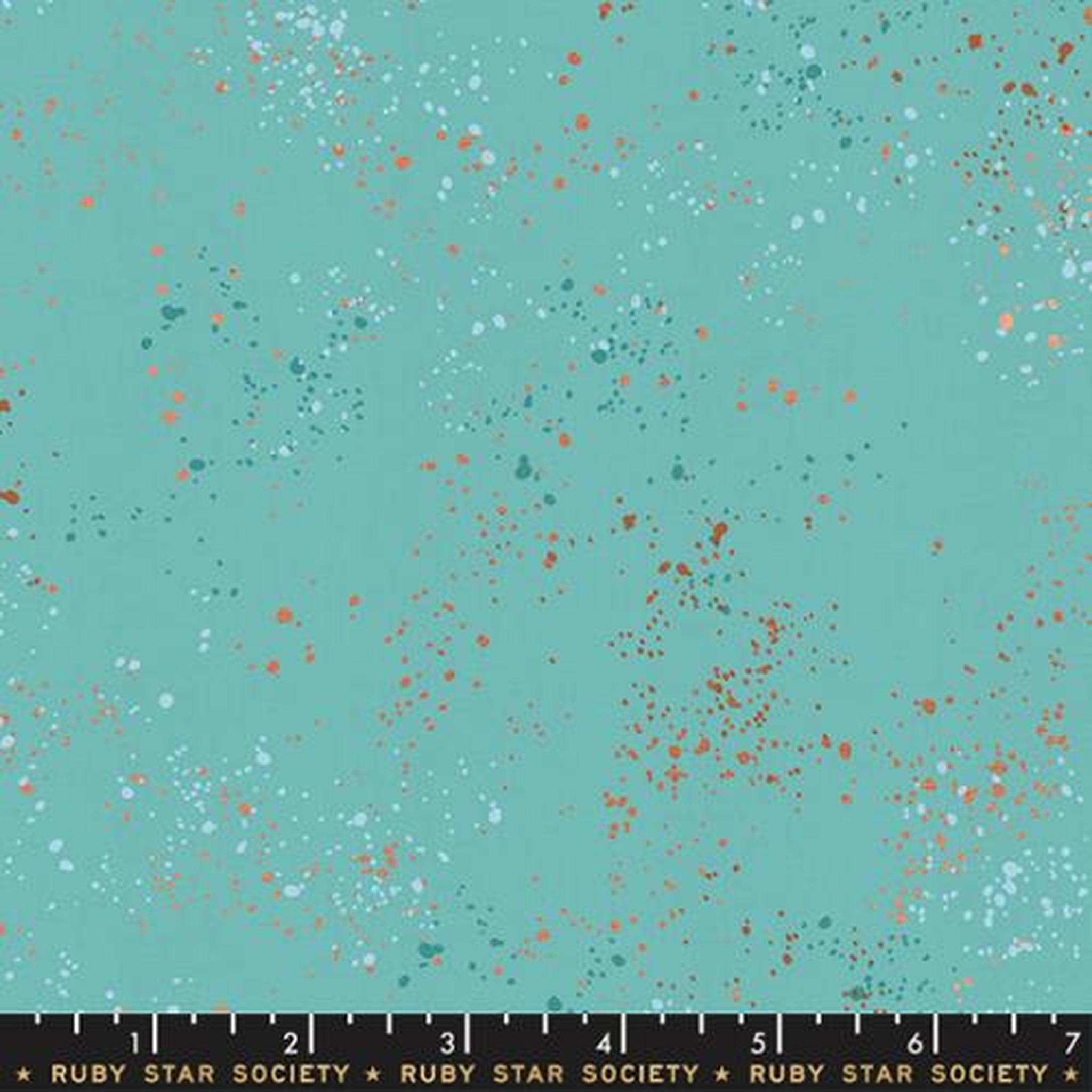 Ruby Star Speckled Metallic Turquoise