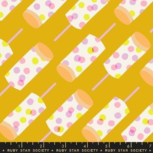 Ruby Star Sugar Cone by Kimberly Kight Goldenrod Popsickles