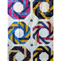 SAMPLE: Basket Weave - Ruby Star Reign (70" x 70")