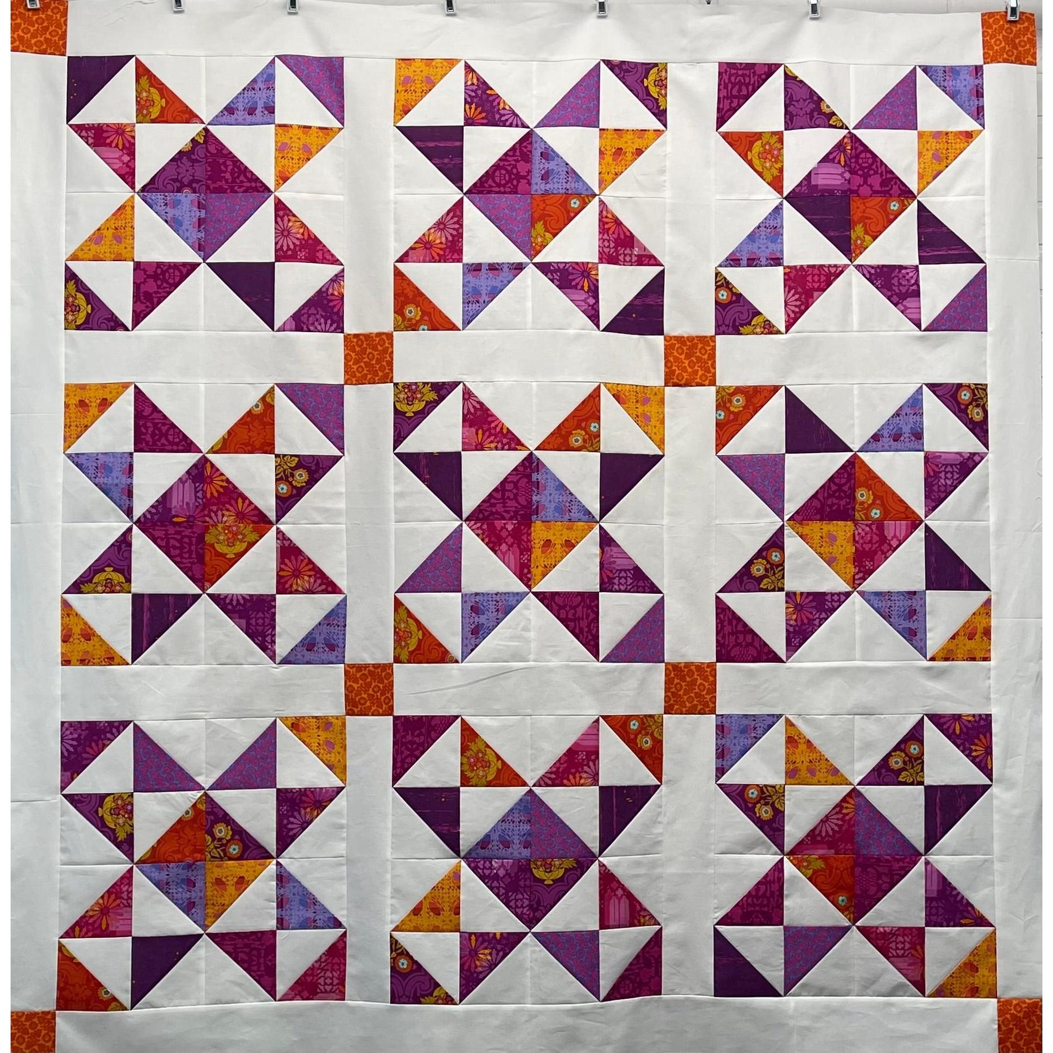 SAMPLE: Sunset Twinkle 60" x 60"