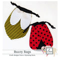 Buzzy Bags Drawstring Pattern by Sewn Wyoming
