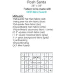 Sew Kind of Wonderful - Posh Santa Pattern