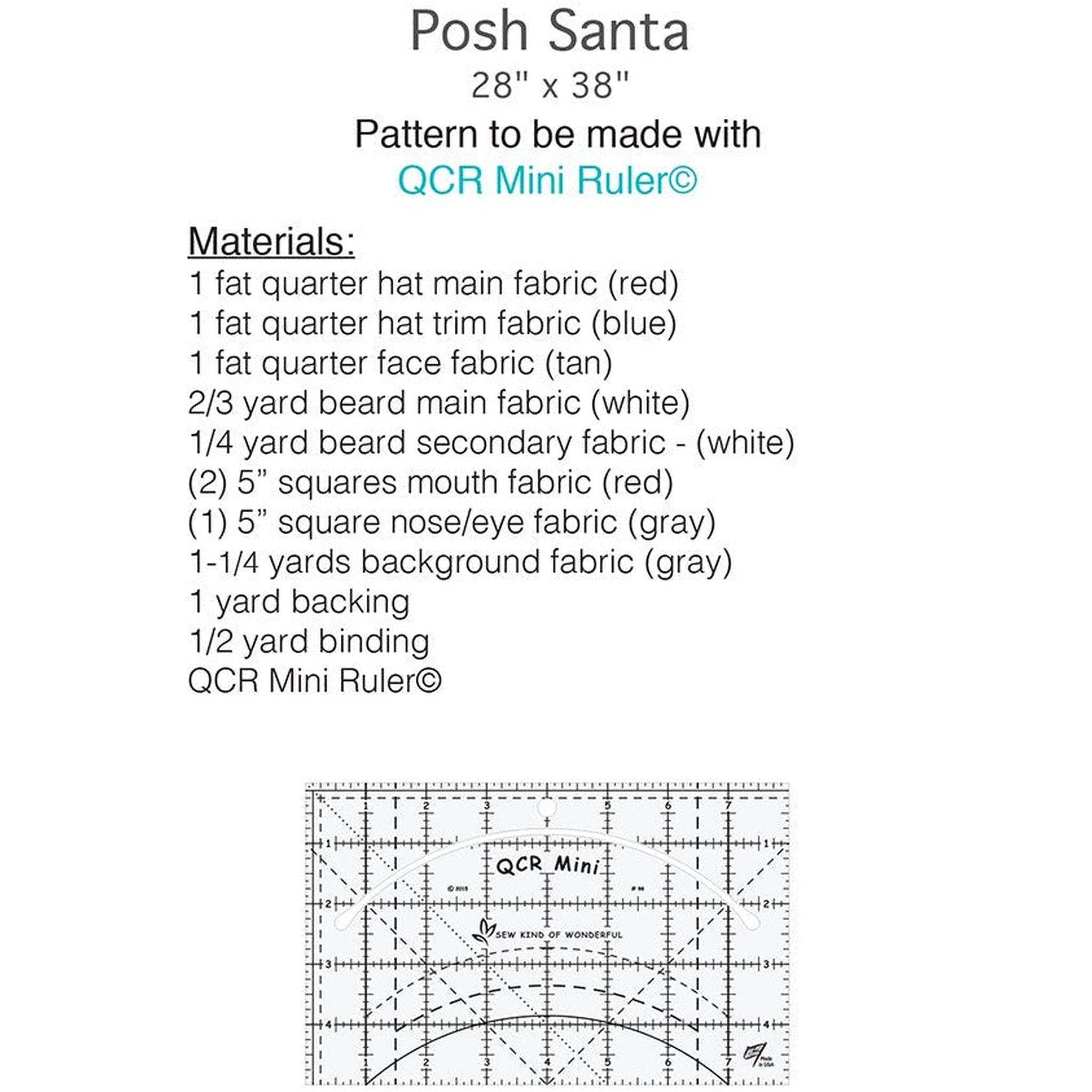 Sew Kind of Wonderful - Posh Santa Pattern