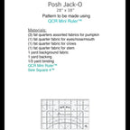 Sew Kind of Wonderful - Posh Jack-O Pattern