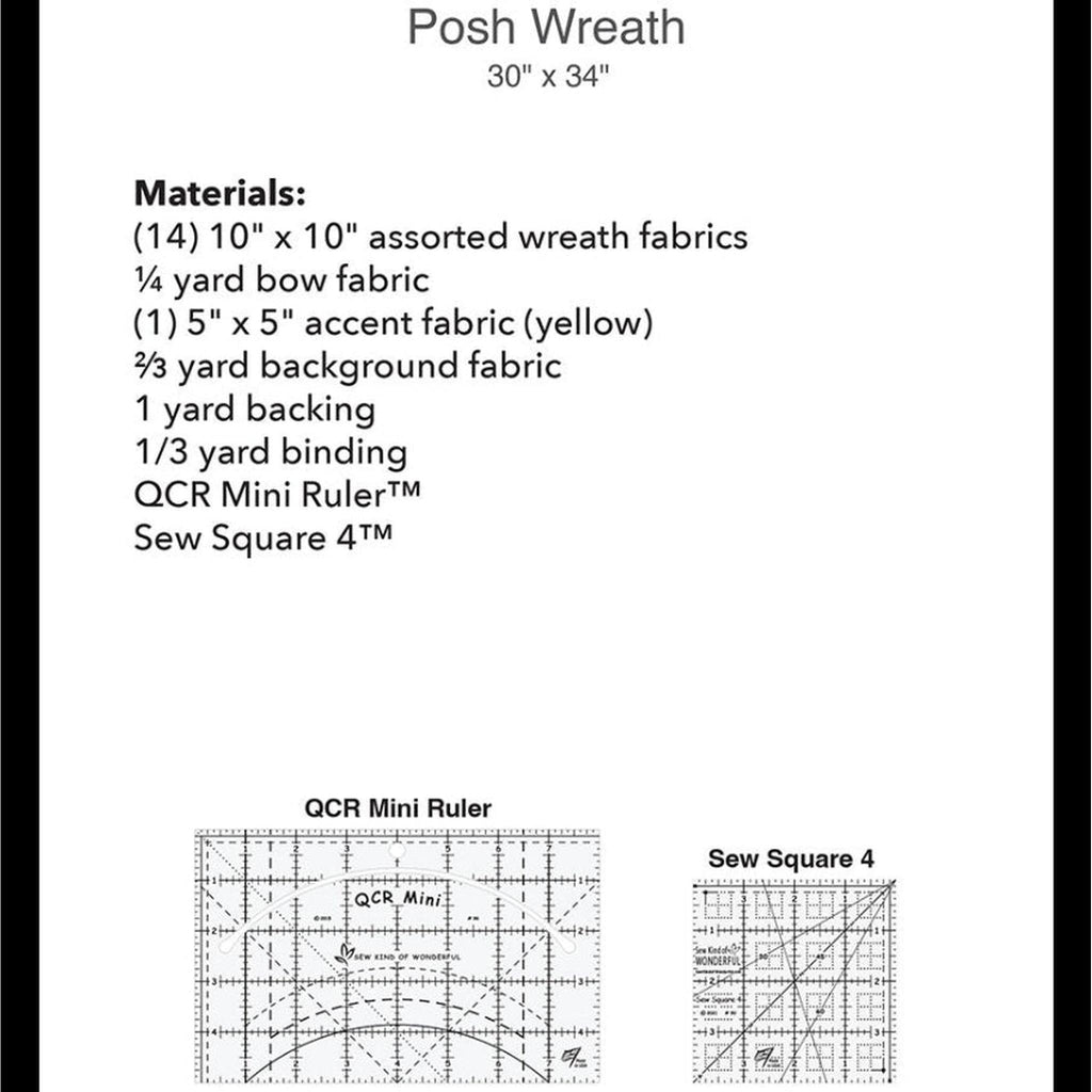 Sew Kind of Wonderful - Wreath Pattern