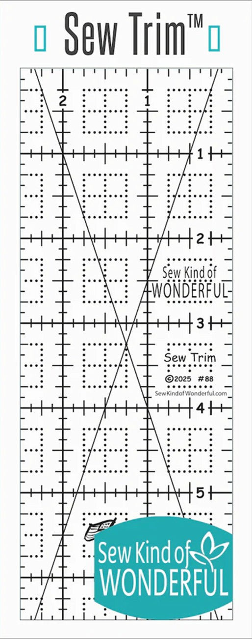 Sew Trim Ruler by Sew Kind of Wonderful